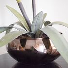 Arranjos De Amarílis Rosa Artificial No Vaso Bronze | Formosi